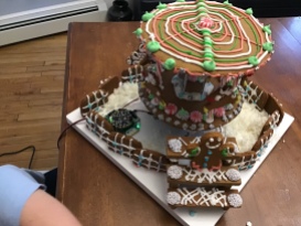 gingerbread top view